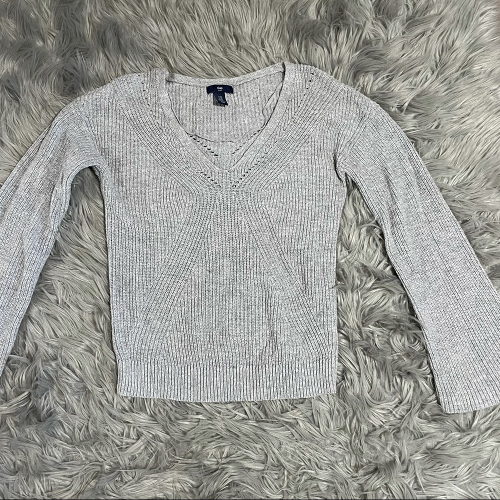 Gap V-neck sweater, Grey